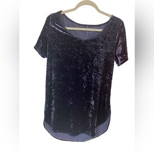Balera  Velvet Short Sleeve Top